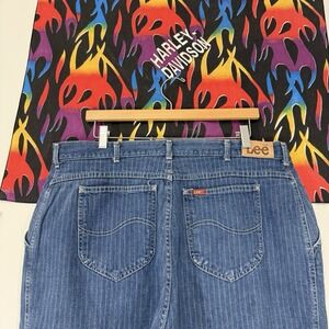 80s Lee Riders Women's Pinstripe Jeans – Size 38 Vintage USA